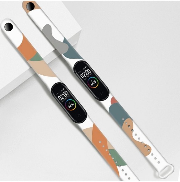 Strap Moro Armband för Xiaomi Mi Band 6 / Mi Band 5 Silikonrem Camo Watch Armband (13)