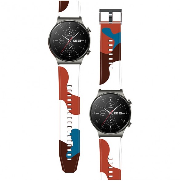 Armband Moro Band för Huawei Watch GT2 Pro Silikonrem Camo Watch Armband (9)