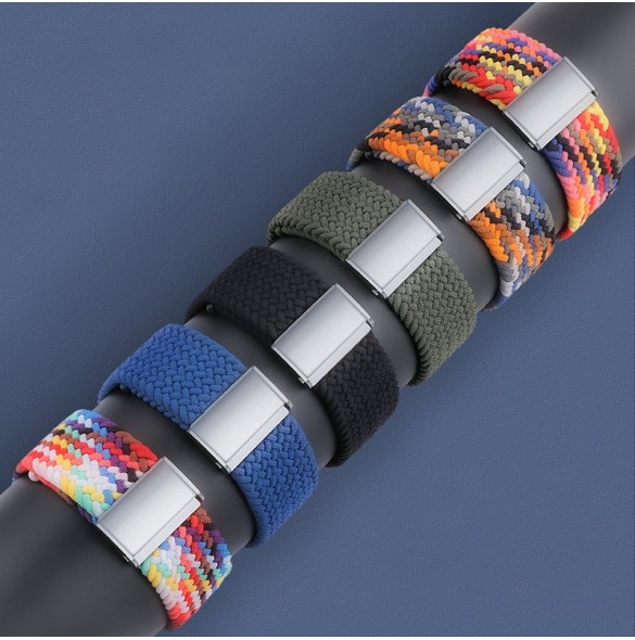 Band tygband för Watch Ultra / 9 / 8 / 7 / 6 / SE / 5 / 4 / 3 / 2 (49mm / 45mm / 44mm / 42mm) Flätat tygarmband Watch Armband