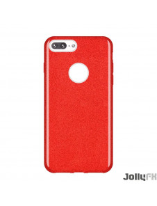 Rött och väldigt snyggt skydd till iPhone 7 Plus.