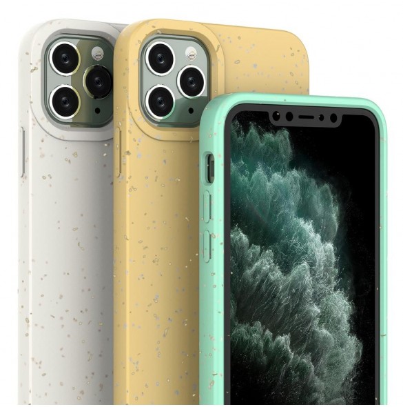 Eco Case Fodral för iPhone 11 Pro Silikonskal Telefonskal Rosa