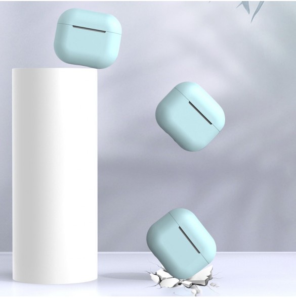 Fodral för AirPods 3 mjukt silikonfodral för hörlurar rosa (fodral C)