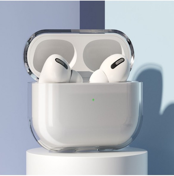 Fodral för AirPods 3 hårt och starkt fodral för hörlurar genomskinligt (fodral A)