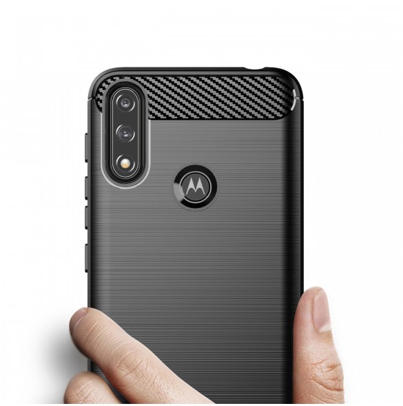 Kolfodral Flexibelt skyddsfodral Motorola Moto E7i Power svart
