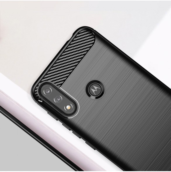 Kolfodral Flexibelt skyddsfodral Motorola Moto E7i Power svart