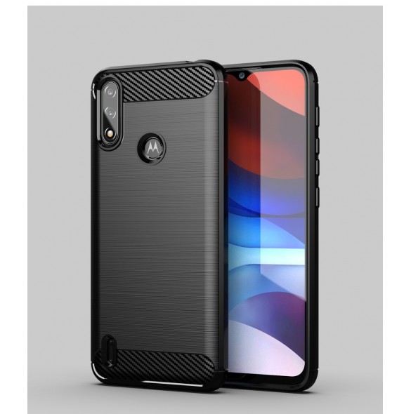 Kolfodral Flexibelt skyddsfodral Motorola Moto E7i Power svart