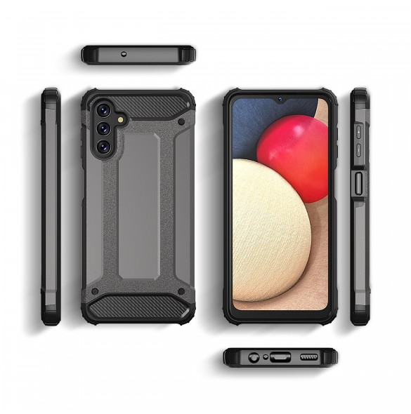Hybrid Armor Case Tough Rugged Cover för Samsung Galaxy A13 5G svart