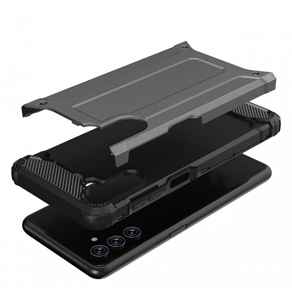 Hybrid Armor Case Tough Rugged Cover för Samsung Galaxy A13 5G svart