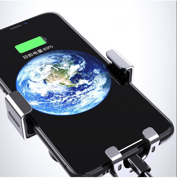 Gravity smartphone bilhållare, svart ventilationsgaller (YC08)