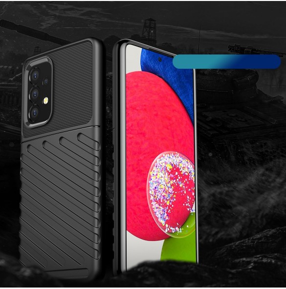 Thunder Case flexibelt pansarskal till Samsung Galaxy A53 5G svart