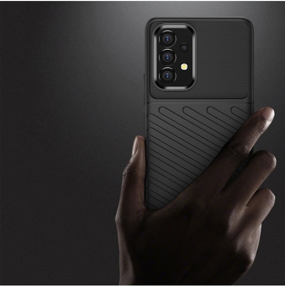 Thunder Case flexibelt pansarskal till Samsung Galaxy A53 5G svart