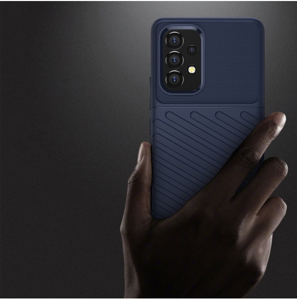 Thunder Case flexibelt pansarskal för Samsung Galaxy A53 5G blå