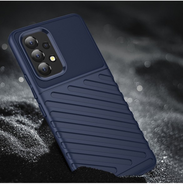 Thunder Case flexibelt pansarskal för Samsung Galaxy A53 5G blå