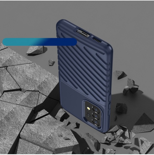 Thunder Case flexibelt pansarskal för Samsung Galaxy A53 5G blå