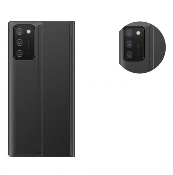Nytt Sleep Case-fodral med stativfunktion för Samsung Galaxy A03s (166.5) rosa