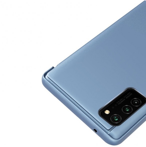 Clear View Case flip-fodral för Samsung Galaxy A03s (166.5) blå