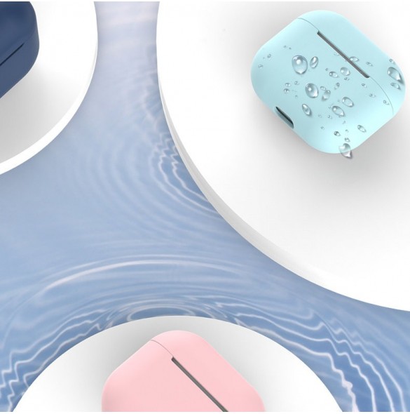AirPods Pro Fodral Silikon Mjukt hörlursfodral Vit (fodral C)