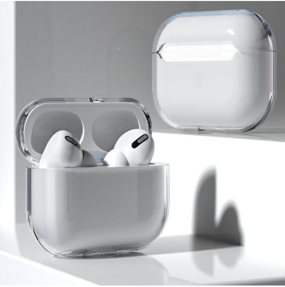 Fodral för AirPods 2 / AirPods 1 hårt hårt hörlursfodral Transparent (fodral A)