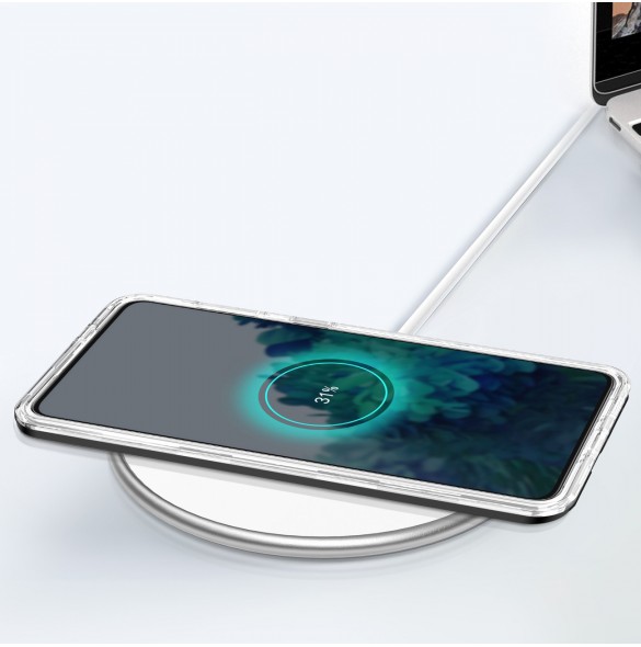 Genomskinligt 3-i-1 fodral för Samsung Galaxy S22 Frame Gel Cover Svart