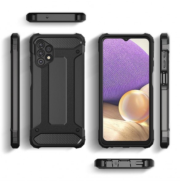 Hybrid Armor Case Tough Rugged Cover för Samsung Galaxy A33 5G blå