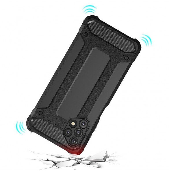 Hybrid Armor Case Tough Rugged Cover för Samsung Galaxy A33 5G svart