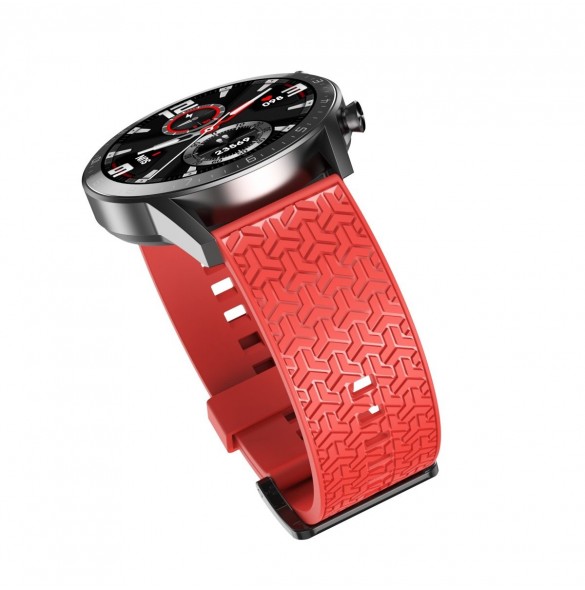 Klockarmband Y-rem för Samsung Galaxy Watch 46 mm armband rött