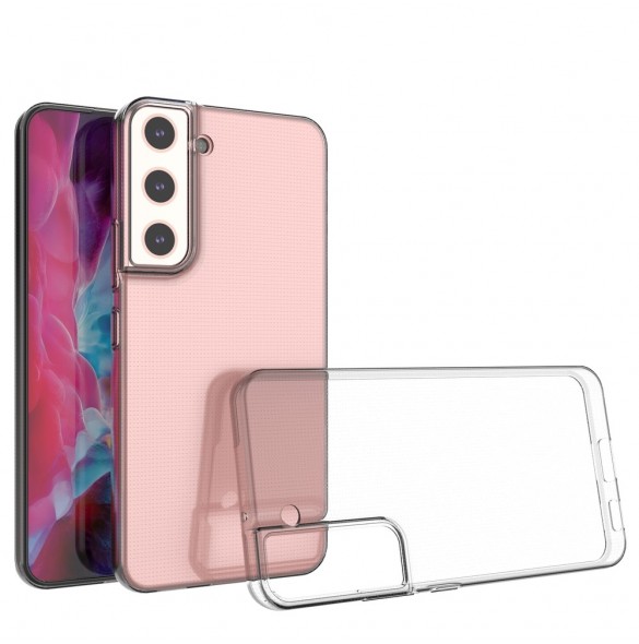 Gelhölje Ultra Clear 0,5 mm Samsung Galaxy S22 fodral genomskinligt