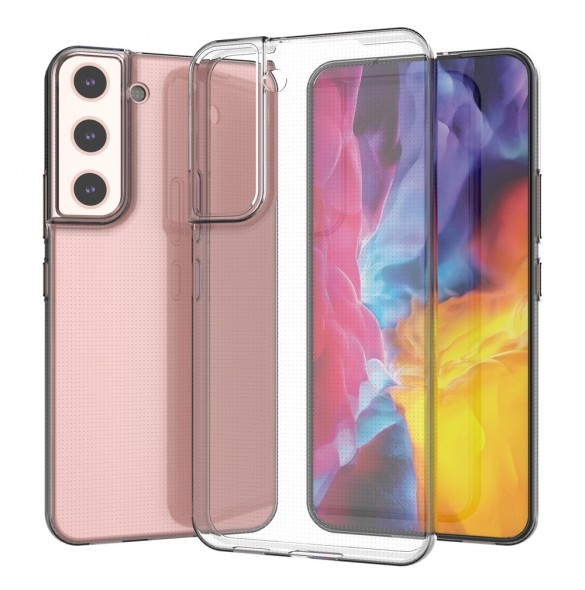 Gelhölje Ultra Clear 0,5 mm Samsung Galaxy S22 fodral genomskinligt