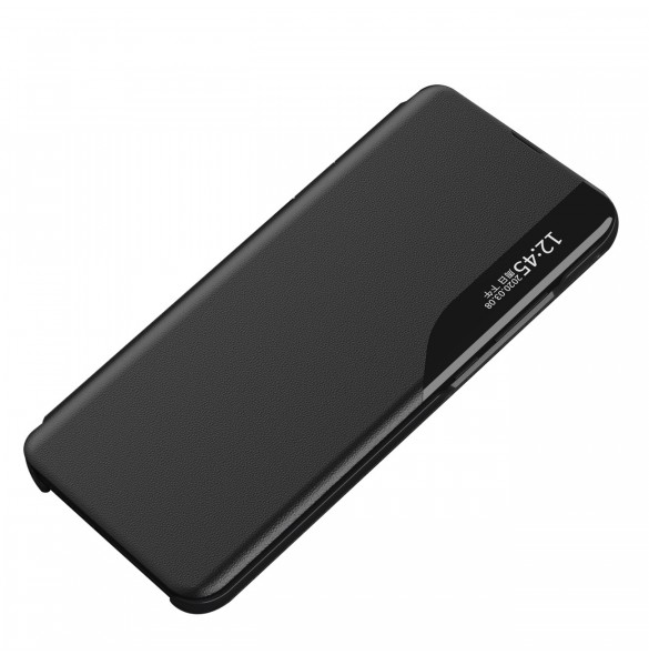 Eco Leather View Case elegant fodral med flip-fodral och stativfunktion för Samsung Galaxy A53 5G svart