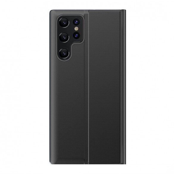 Nytt Sleep Case-fodral med stativfunktion för Samsung Galaxy S22 Ultra svart