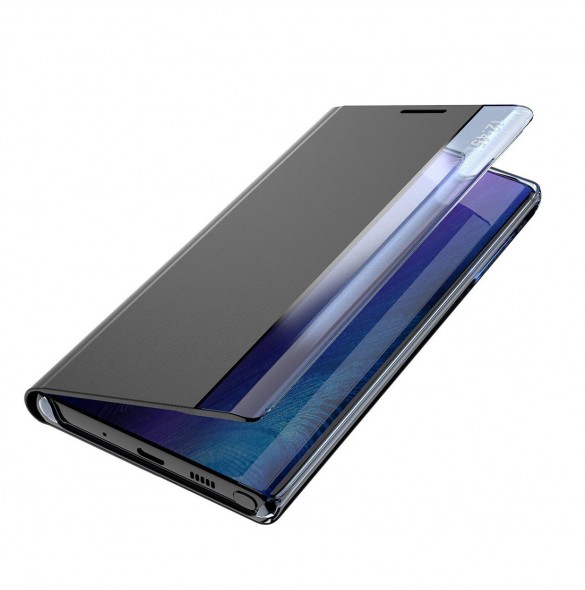 Nytt Sleep Case-fodral med stativfunktion för Samsung Galaxy S22 Ultra svart
