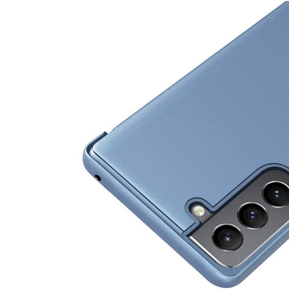 Clear View Case flip-fodral till Samsung Galaxy S22 blå