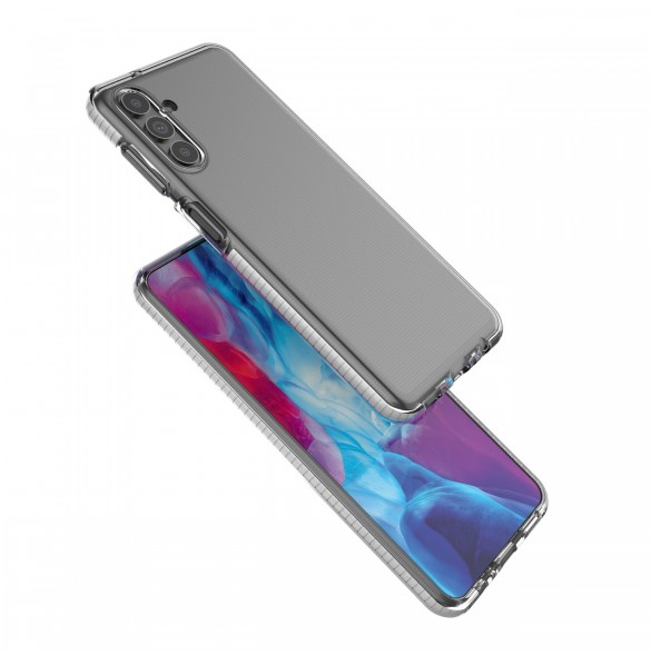 Spring Case Cover Gel Cover med färgram för Samsung Galaxy A13 5G ljusrosa
