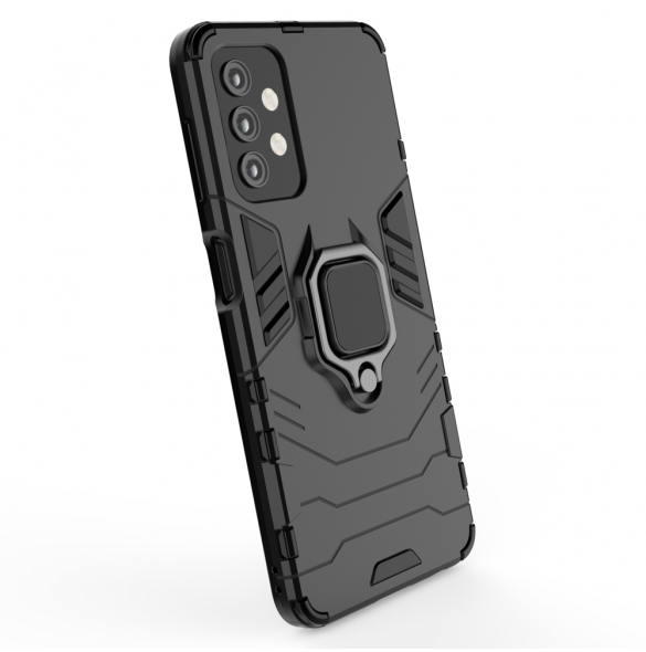 Ring Armour tuff hybridfodral skal + magnetisk hållare för Samsung Galaxy A33 5G svart