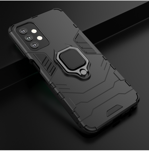 Ring Armour tufft hybridfodral skal + magnetisk hållare för Samsung Galaxy A13 5G svart