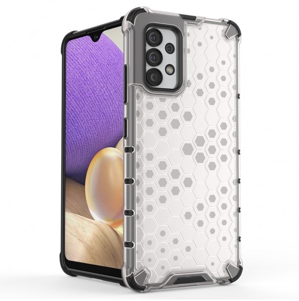 Honeycomb fodral pansarfodral med en gelram för Samsung Galaxy A13 5G transparent