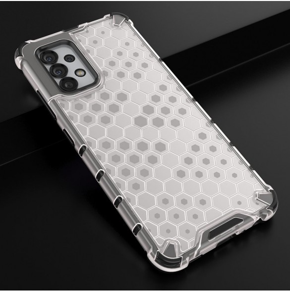 Honeycomb fodral pansarfodral med en gelram för Samsung Galaxy A13 5G transparent