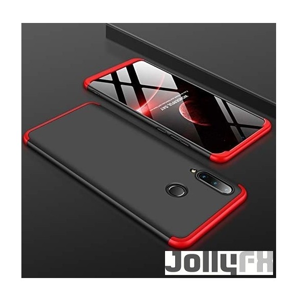 Svart-rött och mycket fint skydd för Huawei P30 Lite.