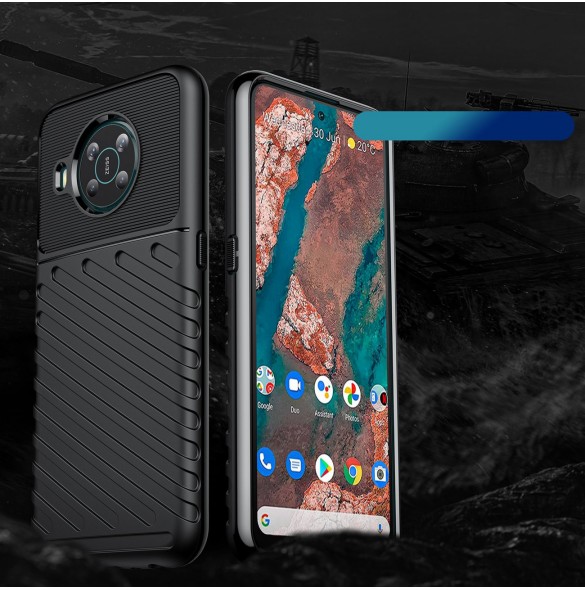 Thunder Case flexibelt pansarskal till Nokia X100 svart