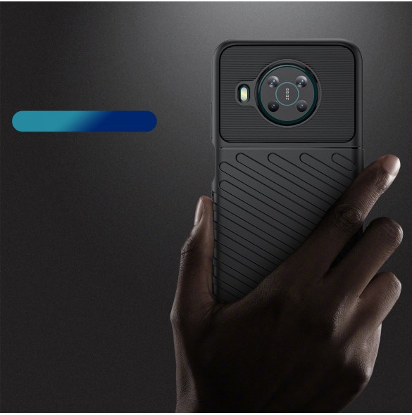 Thunder Case flexibelt pansarskal till Nokia X100 svart