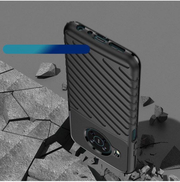 Thunder Case flexibelt pansarskal till Nokia X100 svart