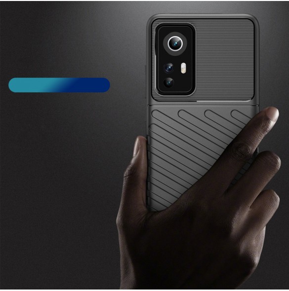 Thunder Case flexibelt pansarskydd för Xiaomi 12 / 12X svart