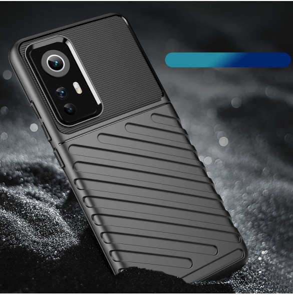 Thunder Case flexibelt pansarskydd för Xiaomi 12 / 12X svart
