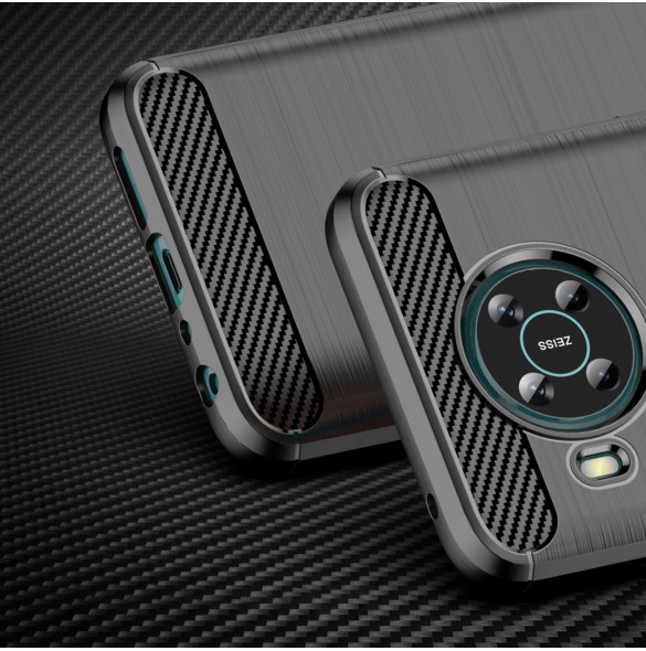 Carbon Case Flexibelt skal till Nokia X100 svart