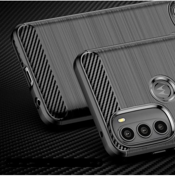 Kolfodral Flexibelt skyddsfodral Motorola Moto G71 5G svart