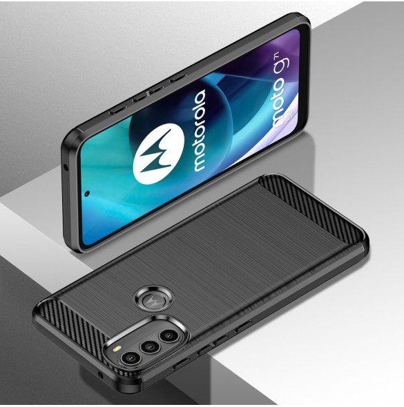 Kolfodral Flexibelt skyddsfodral Motorola Moto G71 5G svart