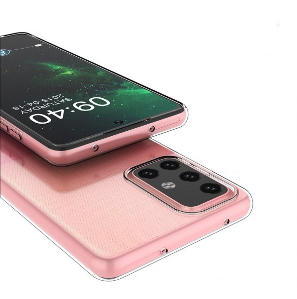 Gelfodral för Ultra Clear 0,5 mm Samsung Galaxy A73 transparent