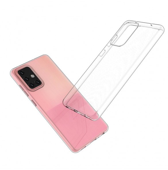 Gelfodral för Ultra Clear 0,5 mm Samsung Galaxy A73 transparent