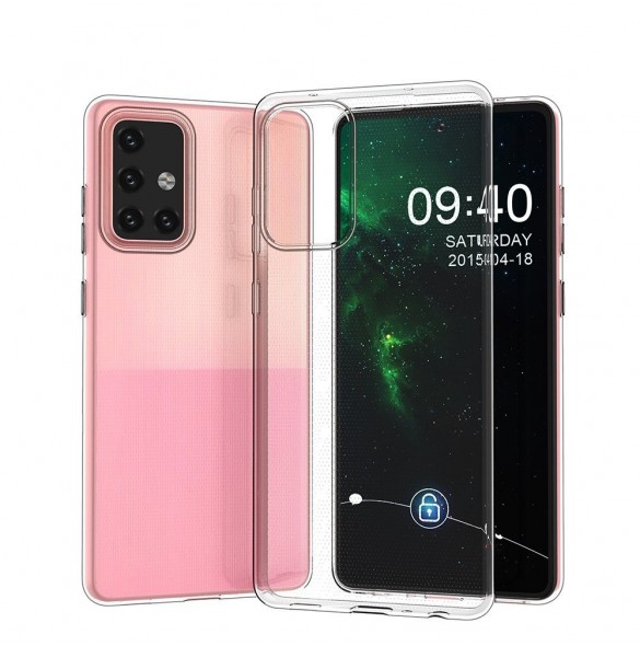 Gelfodral för Ultra Clear 0,5 mm Samsung Galaxy A73 transparent