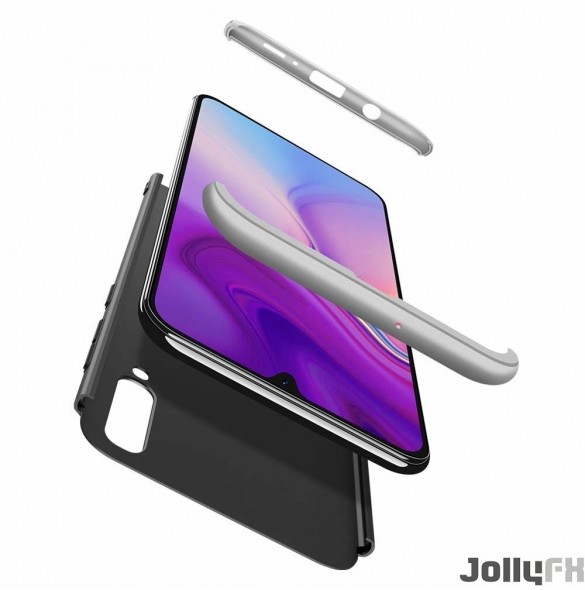 Svart-silver och mycket fint skydd för Huawei P30 Lite.